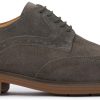 Men Mephisto | Fernand' Men'S Ergonomic Lace-Up Shoes - Grey