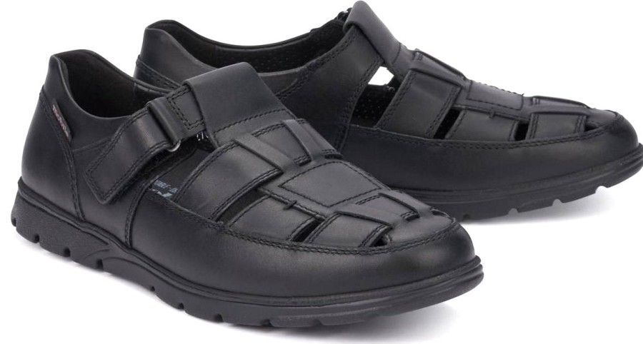 Men Mephisto | Kenneth' Men'S Ergonomic Wide Fit (H) Sandal - Mobils By Mephisto