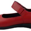 Women Mephisto | Mephisto Feline Women'S Ballerina - Red Leather