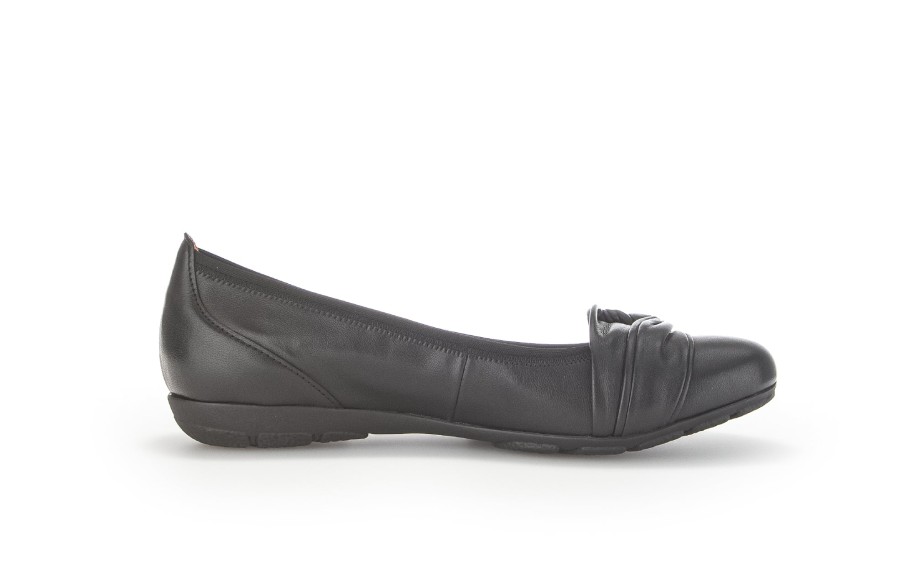 Women Gabor | 24.165.27' Women'S Ballerina - Black