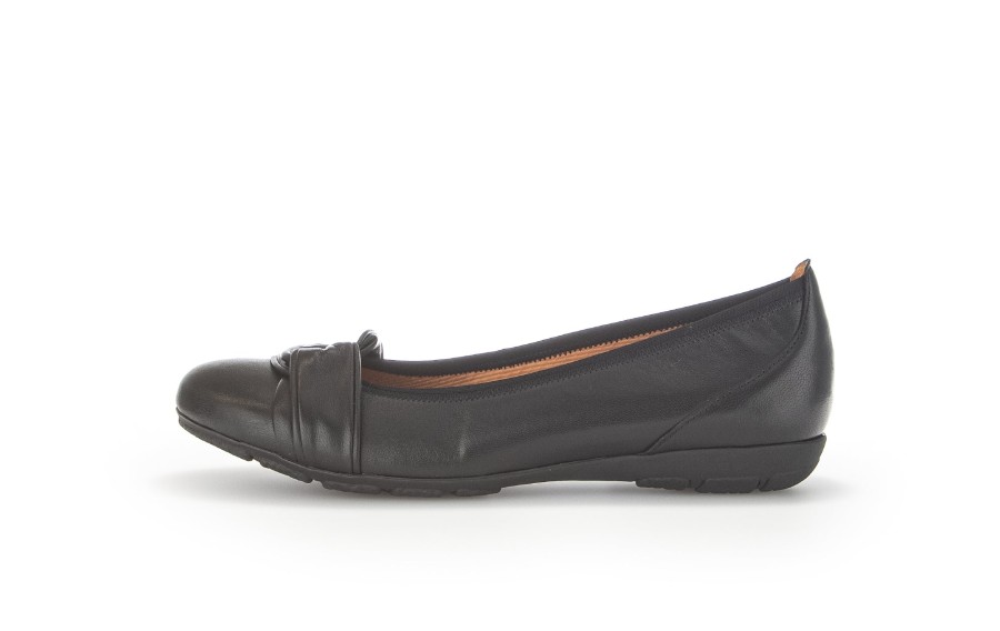 Women Gabor | 24.165.27' Women'S Ballerina - Black