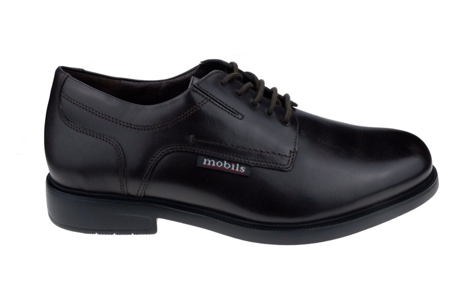 Men Mephisto | Abrizo' Men'S Extra Wide Ergonomic Lace-Up Shoe - Mobils By Mephisto