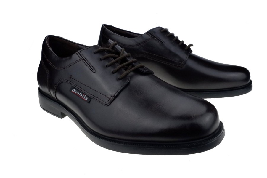 Men Mephisto | Abrizo' Men'S Extra Wide Ergonomic Lace-Up Shoe - Mobils By Mephisto