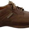 Men Mephisto | Mephisto Ronan Men'S Lace-Up Shoe - Desert Brown Leather