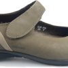 Women Mephisto | Mephisto Joyce Bucksoft Grey Nubuck Pumps For Women With Velcro