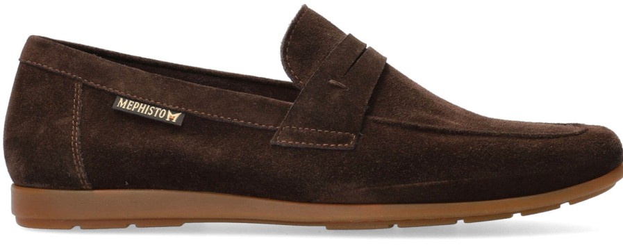 Men Mephisto | Alexis' Men'S Mocassin - Dark Brown