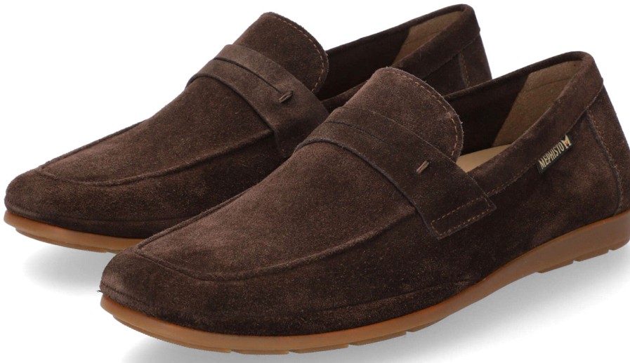 Men Mephisto | Alexis' Men'S Mocassin - Dark Brown