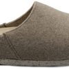 Women Mephisto | Mephisto Paddi Sandal/Clog For Men - Warm Grey - Felt