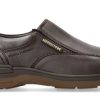 Men Mephisto | Mephisto Davy Dark Brown Leather Moccasin For Men