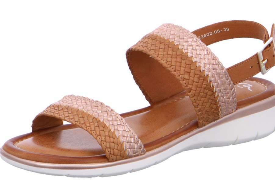 Women Ara | Ara 12-23602-08 Women'S Sandal - Brown/Pink