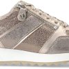 Women Mephisto | Mephisto Toscana Smooth Leather Sneaker For Women - Dark Taupe