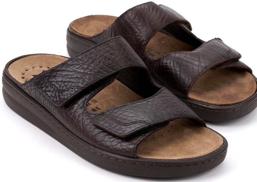 Men Mephisto | James' Men'S Ergonomic Sandal - Brown