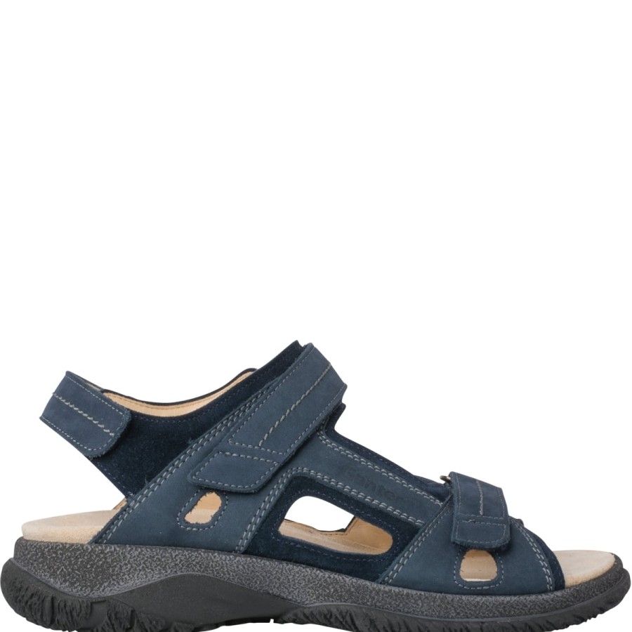 Men Ganter | Giovanni' Men'S Sandal With Removable Insole - Ganter