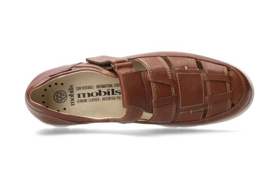 Men Mephisto | Kenneth' Men'S Ergonomic Wide Fit (H) Sandal - Mobils By Mephisto