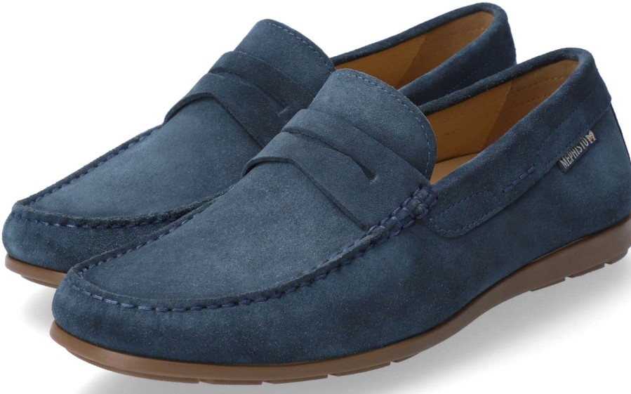 Men Mephisto | Alyon' Men'S Mocassin Suede - Mephisto