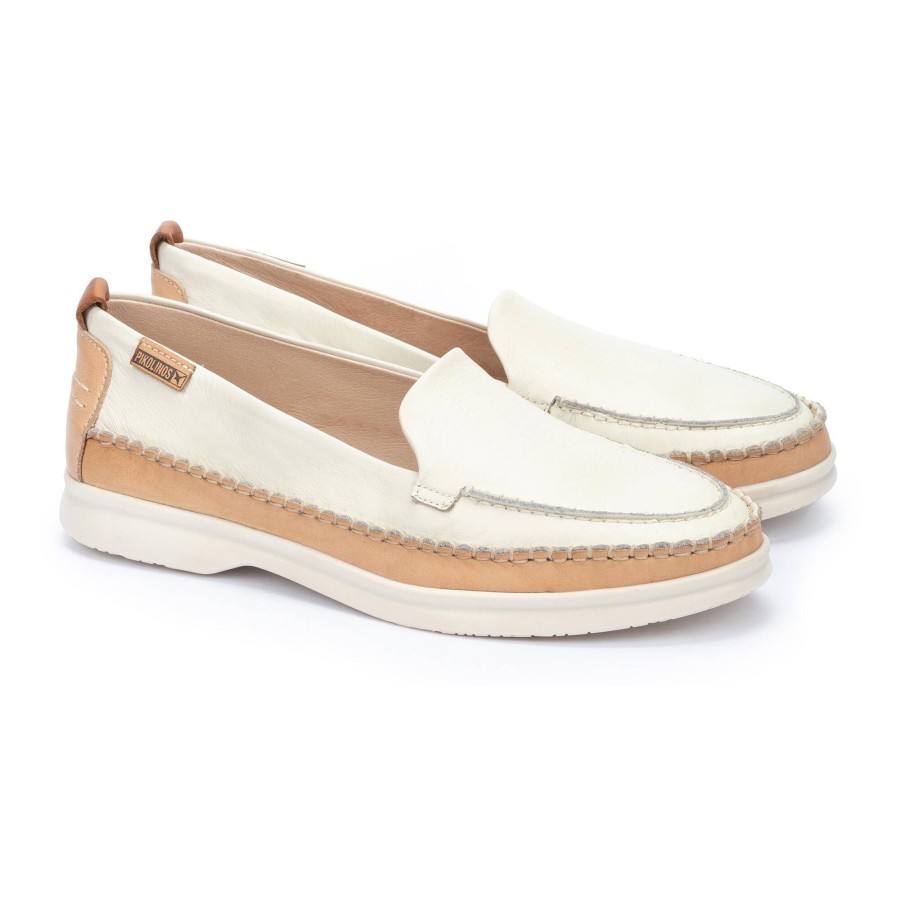 Women Pikolinos | Gandia' Women'S Loafer - Off White