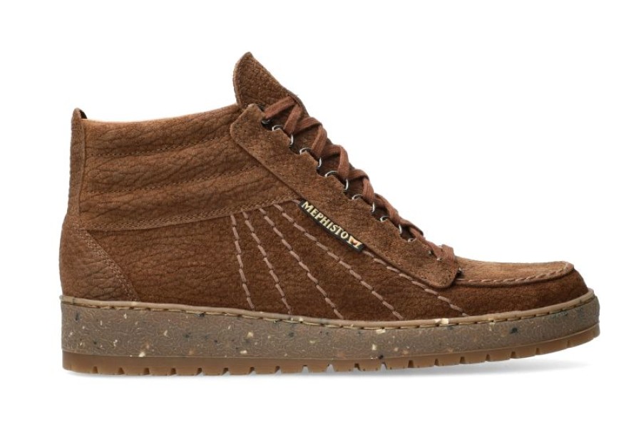 Men Mephisto | Rainbow Mid' Men'S Boot - Brown