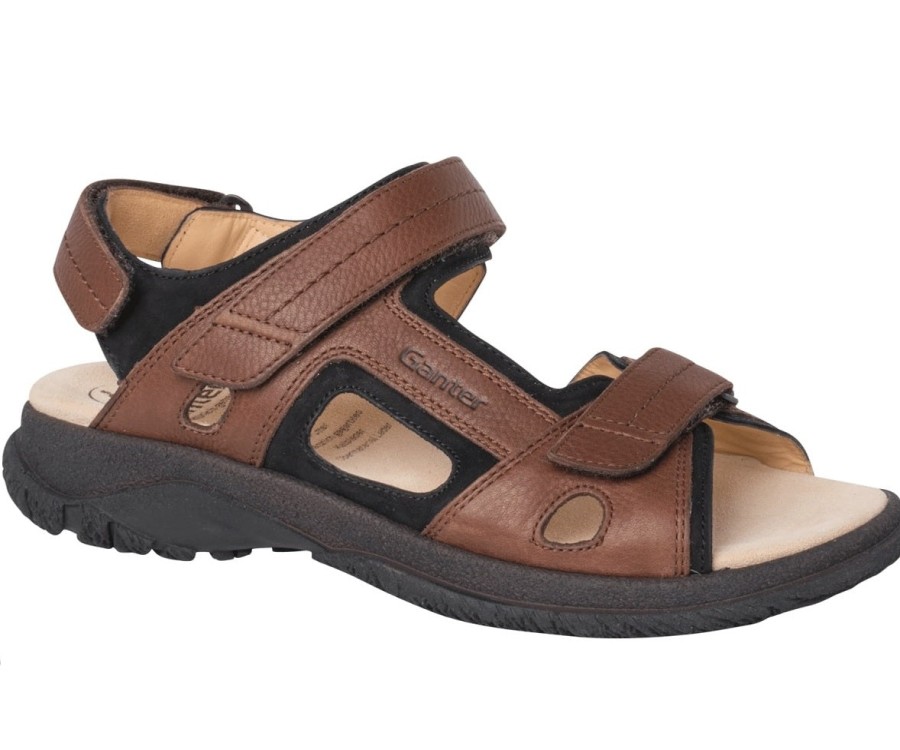 Men Ganter | Giovanni' Men'S Sandal With Removable Insole - Ganter