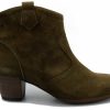 Women Gabor | Gabor 72.731.33 Olive Green Suede