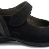 Women Mephisto | Mephisto Joyce Bucksoft Black Nubuck Pumps For Women With Velcro