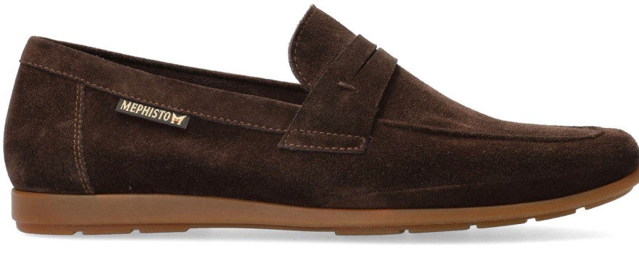 Men Mephisto | Alexis' Men'S Mocassin - Dark Brown