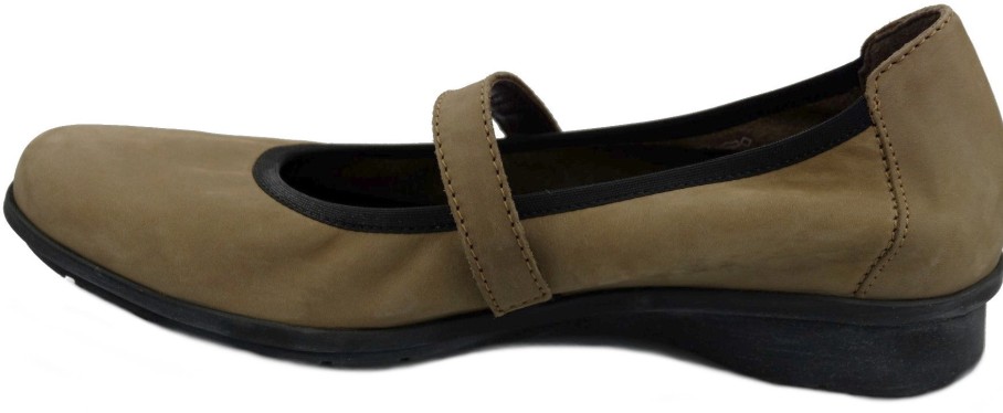 Women Mephisto | Mephisto Suzon Ladies Loafer / Ballerina - Taupe Nubuck