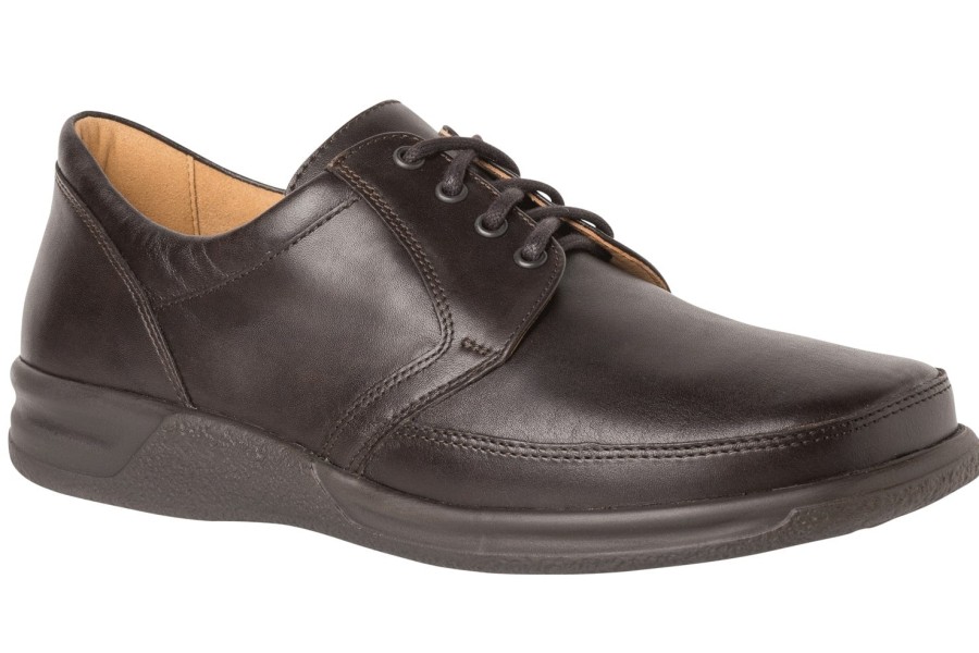 Men Ganter | Kurt' Men'S Lace-Up Shoe For Very Wide Feet