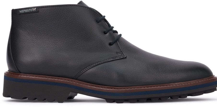 Men Mephisto | Berto' Men'S Lace-Up Boot - Black