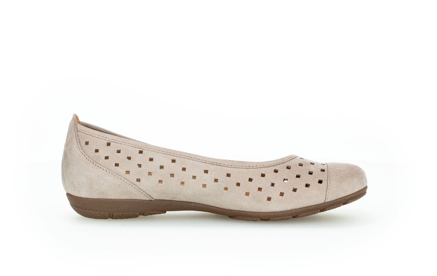 Women Gabor | 24.169.12' Women'S Ballerina - Beige