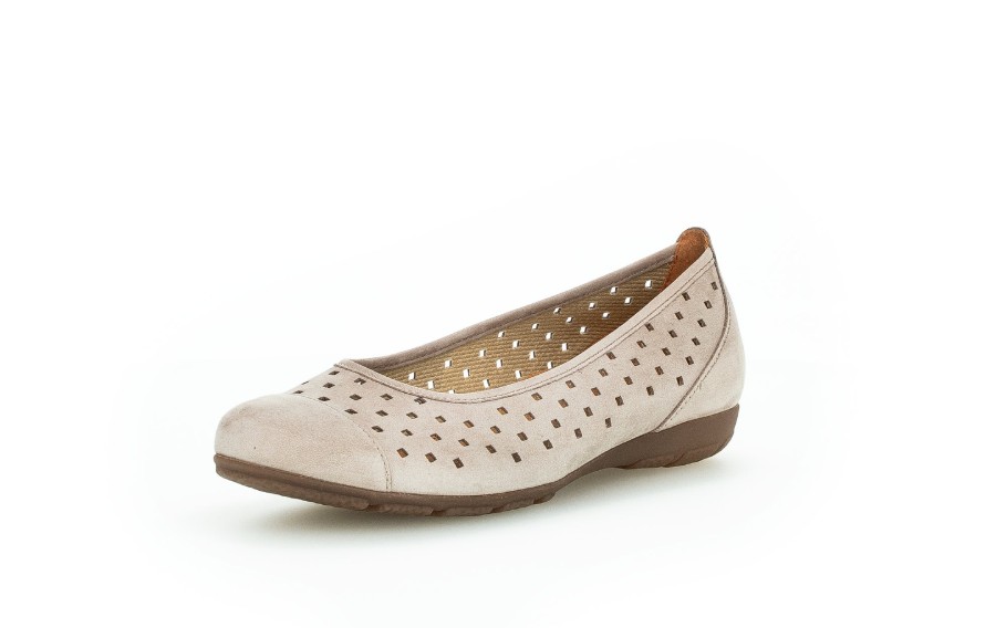 Women Gabor | 24.169.12' Women'S Ballerina - Beige