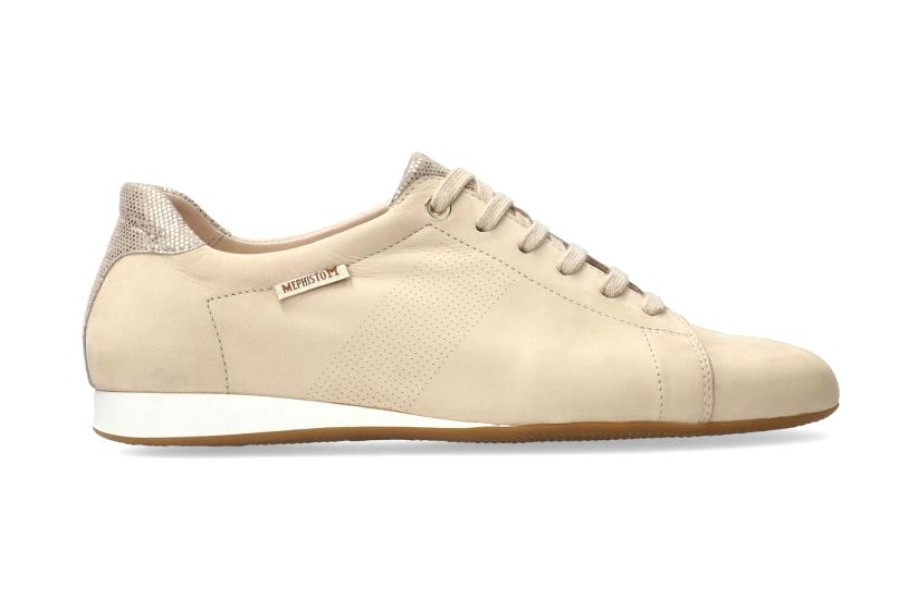 Women Mephisto | Bessy' Women'S Lace-Up Shoe - Beige