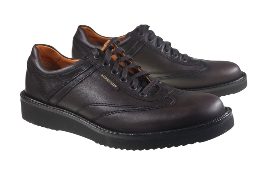 Men Mephisto | Adriano' Men'S Lace-Up Shoe - Handmade