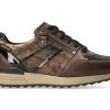 Women Mephisto | Mephisto Toscana Sneaker For Women Leather Mix - Bronze