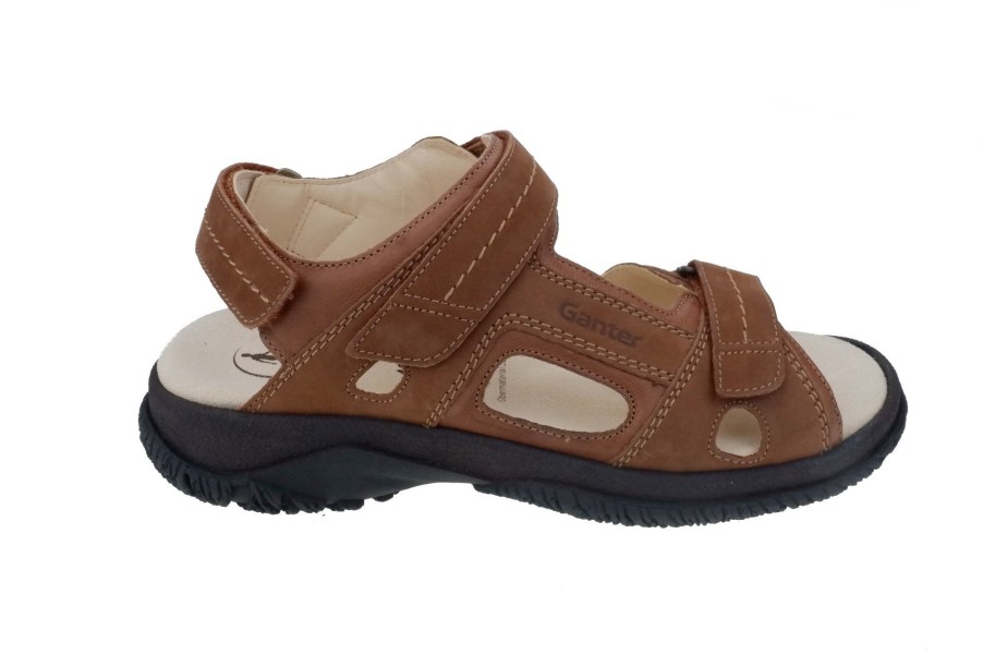 Men Ganter | Giovanni' Men'S Sandal With Removable Insole - Ganter