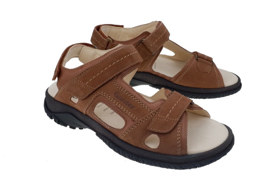 Men Ganter | Giovanni' Men'S Sandal With Removable Insole - Ganter