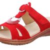 Women Ara | Ara 12-27233-78 Women'S Sandal - Red Suede