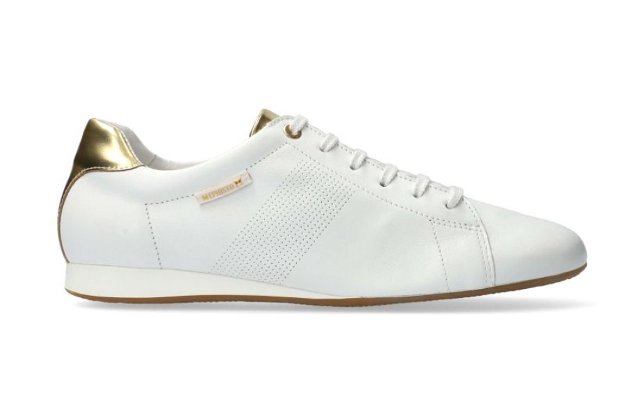 Women Mephisto | Bessy' Women'S Lace-Up Shoe - White