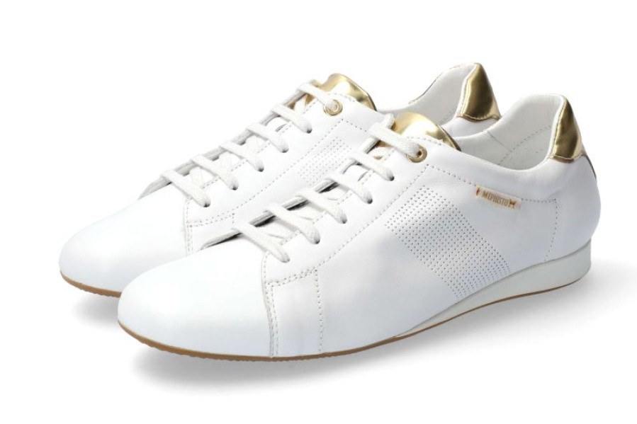 Women Mephisto | Bessy' Women'S Lace-Up Shoe - White